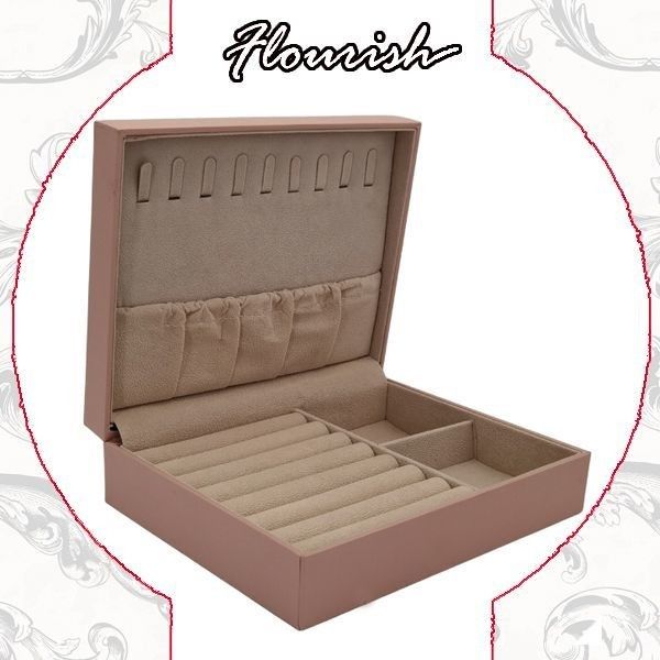 Roze grote kartonnen verpakkingsdoos voor sieraden en accessoires