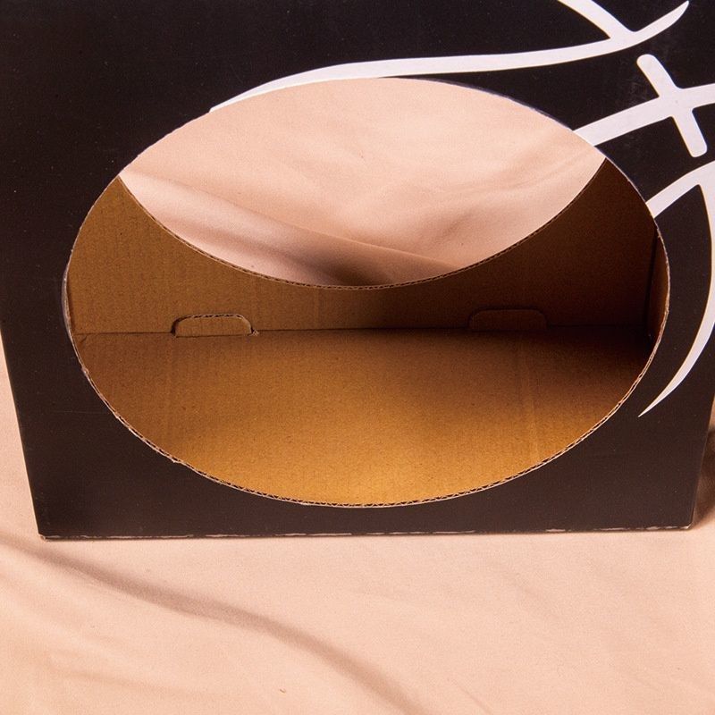 3 Ply E Flute Rigid Gekrompen Papier Display Box Voor Basketbal Voetbal Op maat