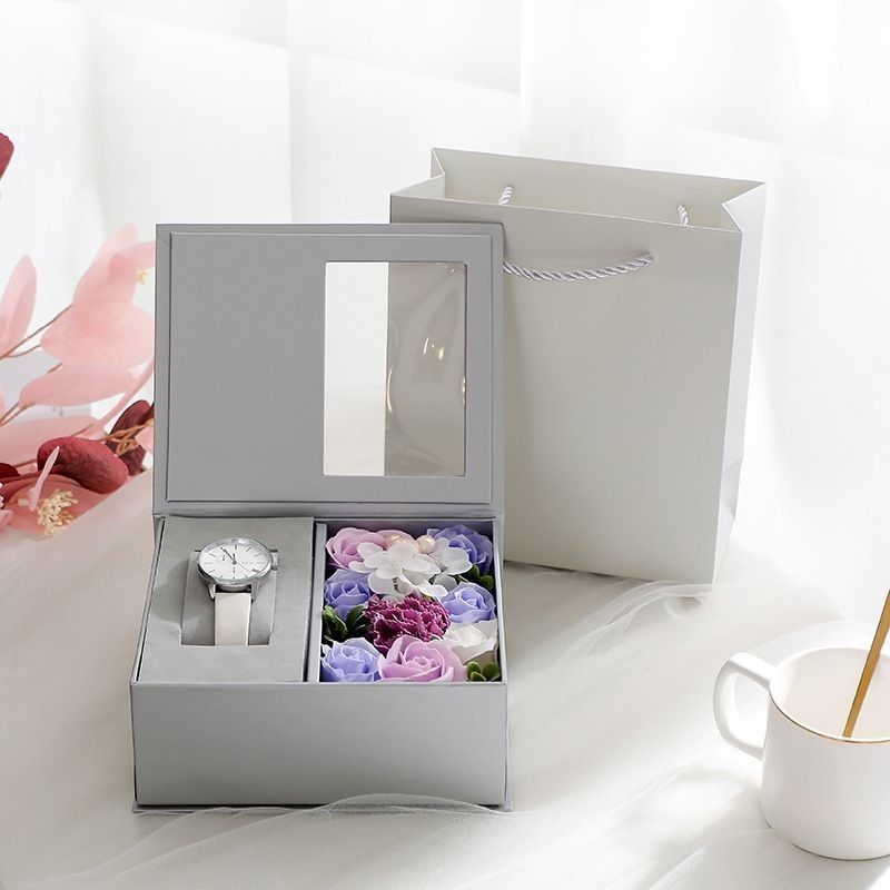 Luxe zwarte karton valentijnsdag bloemen cadeau doos 1,0 - 3,0 mm dikte