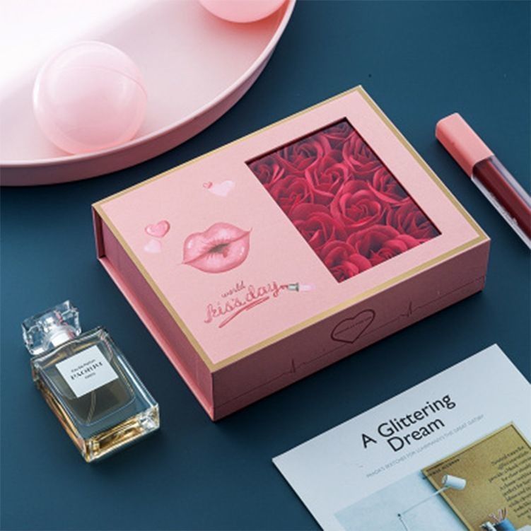 Luxe zwarte karton valentijnsdag bloemen cadeau doos 1,0 - 3,0 mm dikte