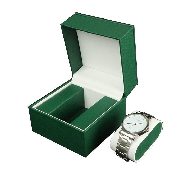 Waterdicht PU leer horloge doos met juwelen lade opslag Display doos Custom logo