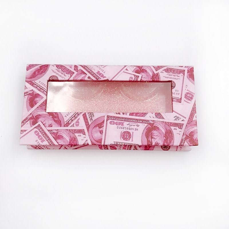 Eco-vriendelijke, op maat gemaakte cadeaubon, stijf karton, mink, wimper, haar, productverpakking