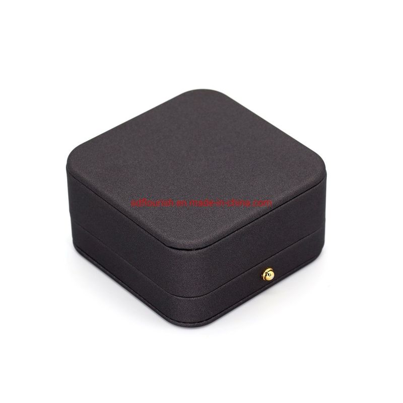 Warm stempelen Oppervlakte hanteren Elegante grijze kleur Vierkante vorm Armband Armband Geschenk verpakking doos Roze