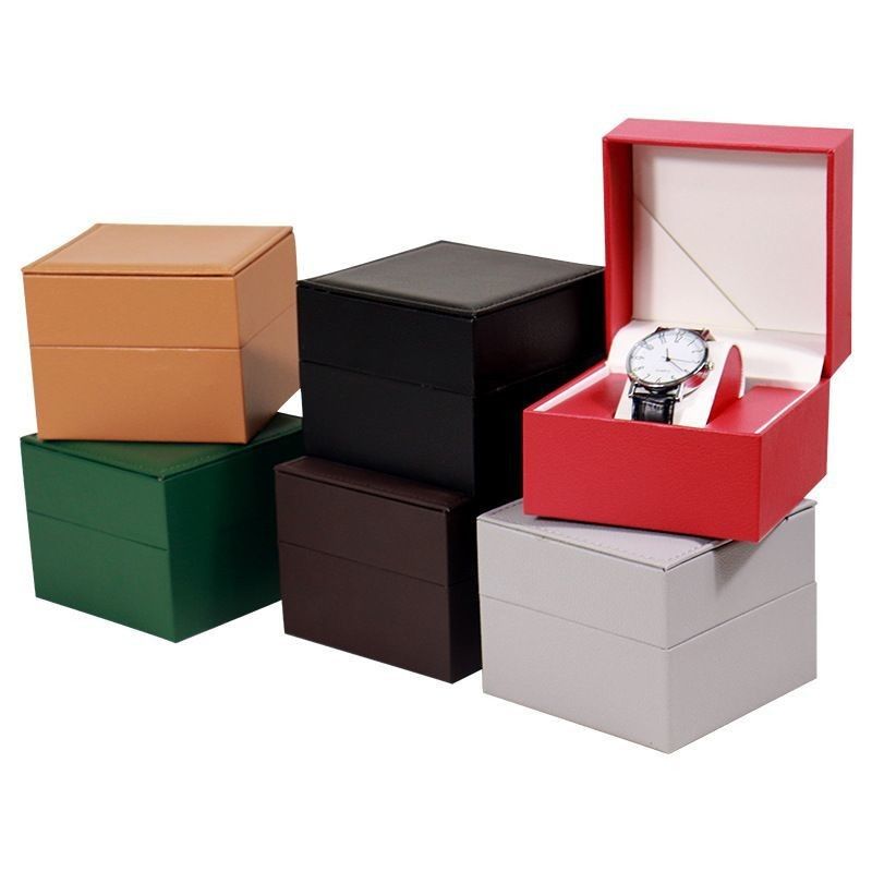 Ivory Board PU Lederen Gift Display Dozen Eco Friendly Voor Ring Sieraden Horloge Portemonnee