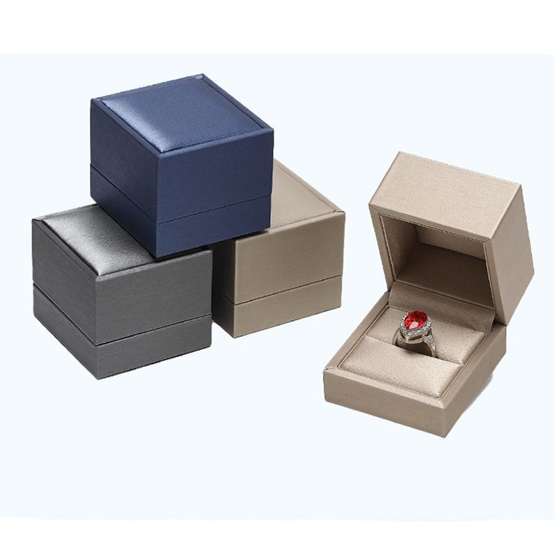 Ivory Board PU Lederen Gift Display Dozen Eco Friendly Voor Ring Sieraden Horloge Portemonnee
