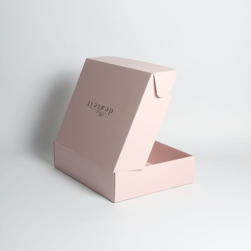 Custom Pink Kleding Juwelen Cosmetische Make-up Voedsel Elektronisch Opvouwbaar Geaffineerd Karton Mailer Box