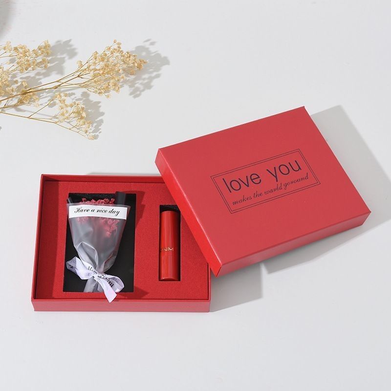 Geaffineerd karton Cosmetische parfumfles Lipstick Bloem Make-up Wijn Verzending Opbergpapier