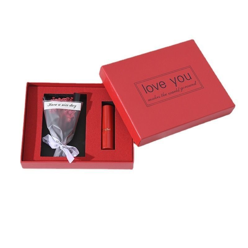 Geaffineerd karton Cosmetische parfumfles Lipstick Bloem Make-up Wijn Verzending Opbergpapier