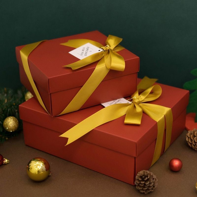 Ribbon Bow Tie Gift Box Verpakkingsdoos Deksel en basis Luxe Gift Paper Verpakkingsdozen