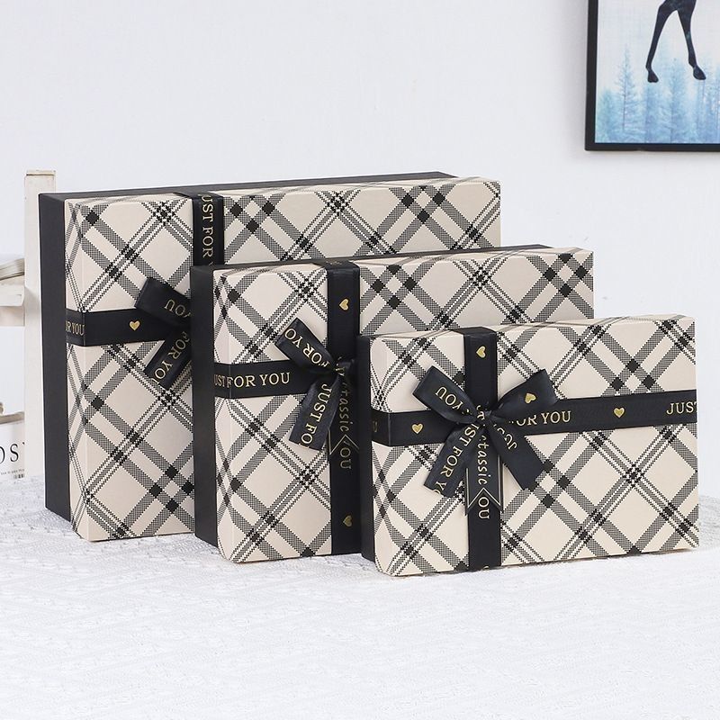 Ribbon Bow Tie Gift Box Verpakkingsdoos Deksel en basis Luxe Gift Paper Verpakkingsdozen