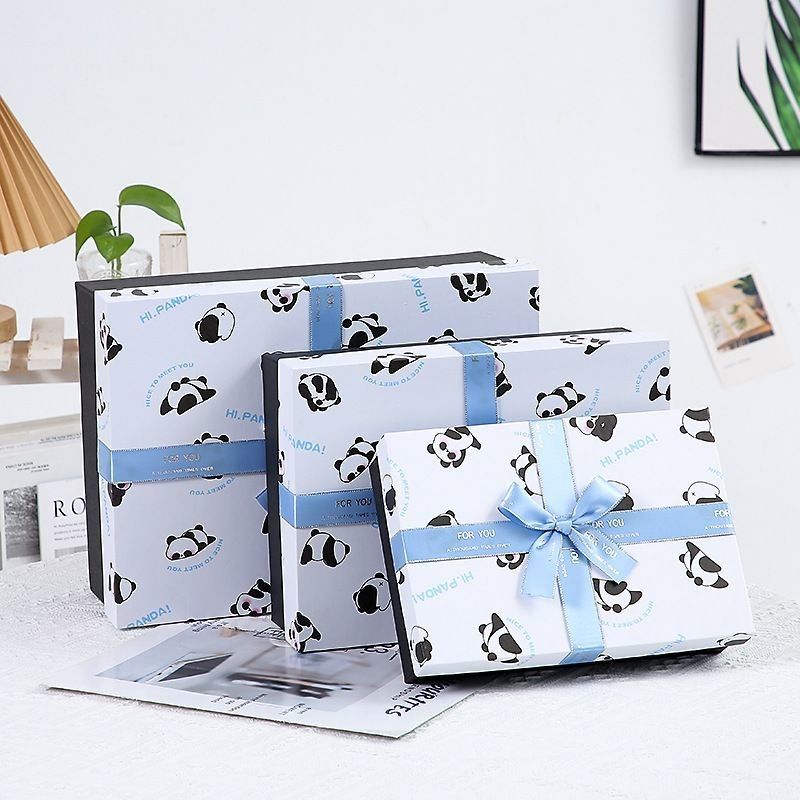 Ribbon Bow Tie Gift Box Verpakkingsdoos Deksel en basis Luxe Gift Paper Verpakkingsdozen