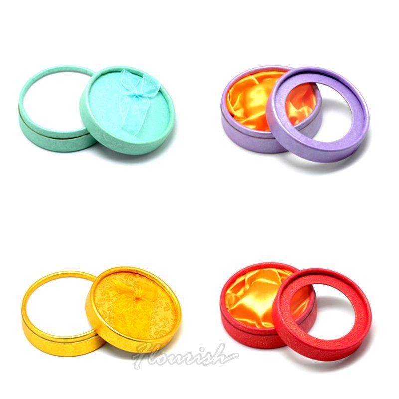 Kleine stevige karton feest papier sieraden dozen cadeau verpakkingsdoos met deksel en basis