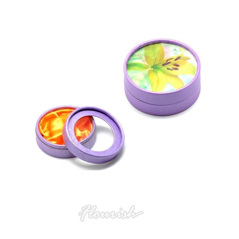 Kleine stevige karton feest papier sieraden dozen cadeau verpakkingsdoos met deksel en basis
