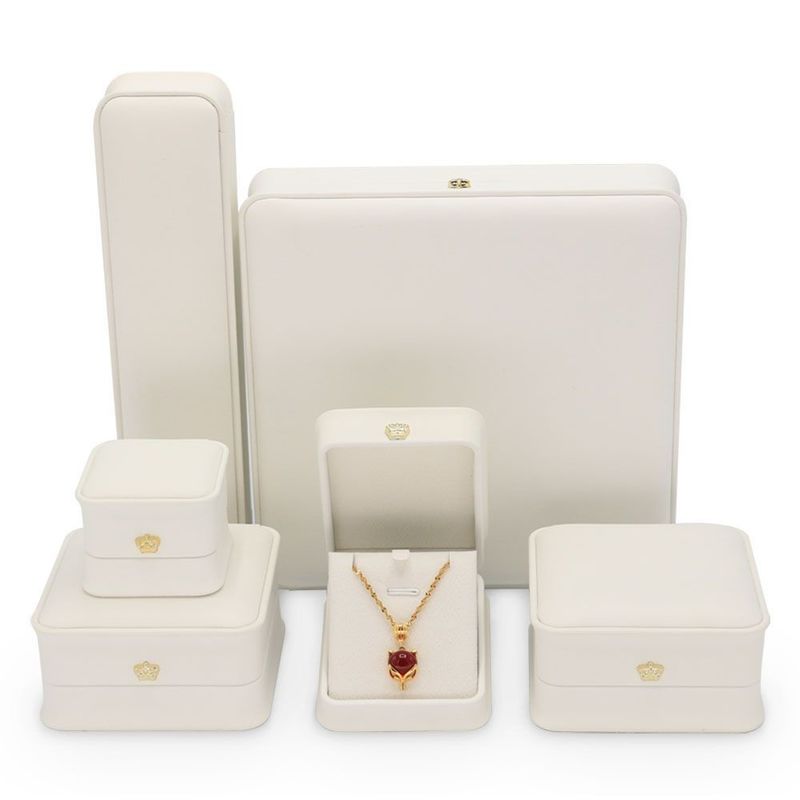 Echte vierkant ring armband horloge cadeau verpakking juwelen juwelen set verpakking display box met EVA schuim insert