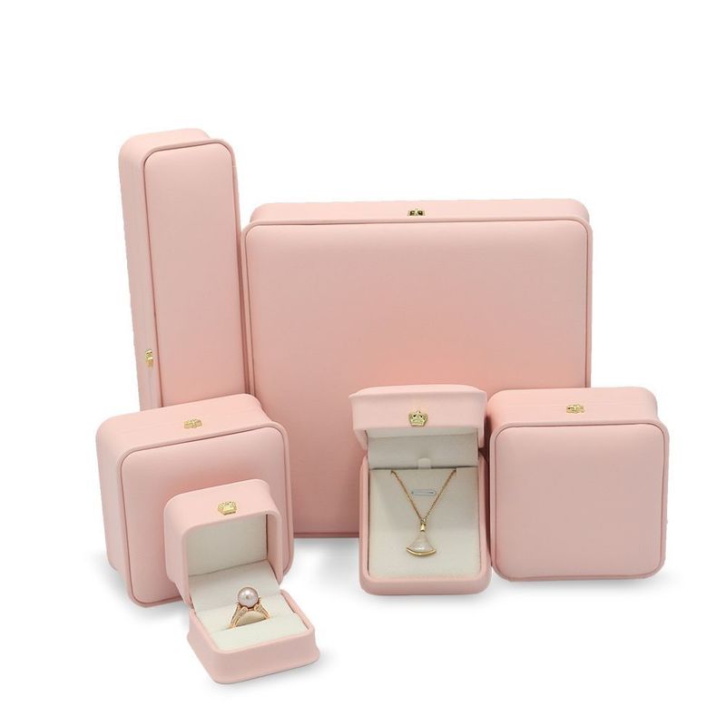 Echte vierkant ring armband horloge cadeau verpakking juwelen juwelen set verpakking display box met EVA schuim insert
