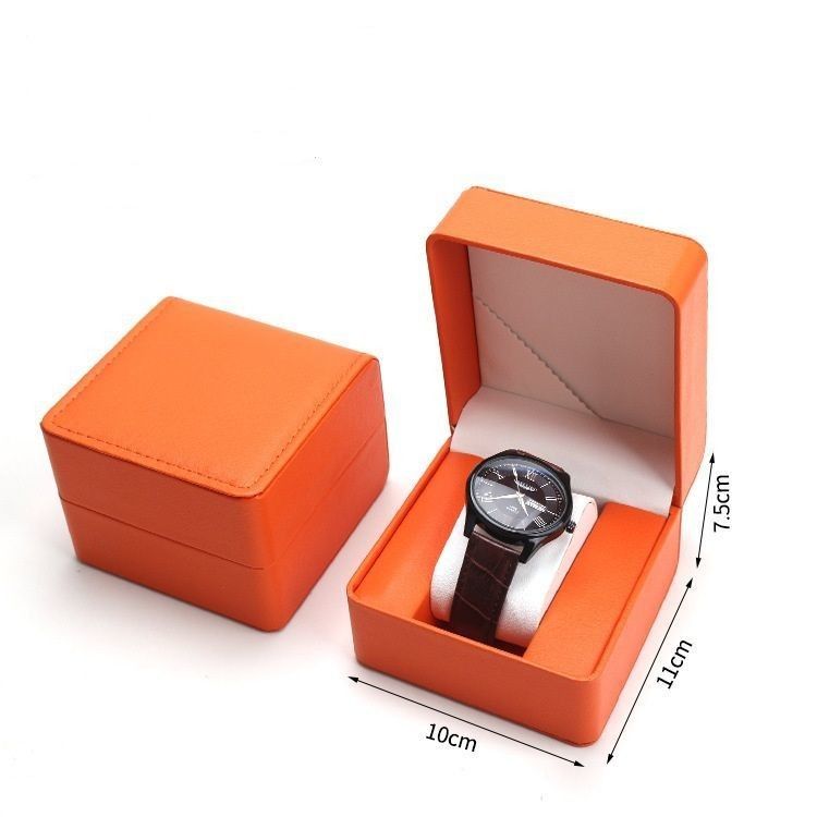 Handgemaakte PU-leer horloges, juwelen opslagdoos met aangepast logo en bekleding
