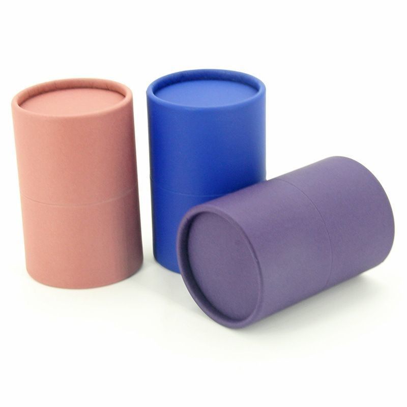 Warm stempelen met folie gegolfde papieren blikken Verpakking Karton Papierbuis Kaarsverpakking