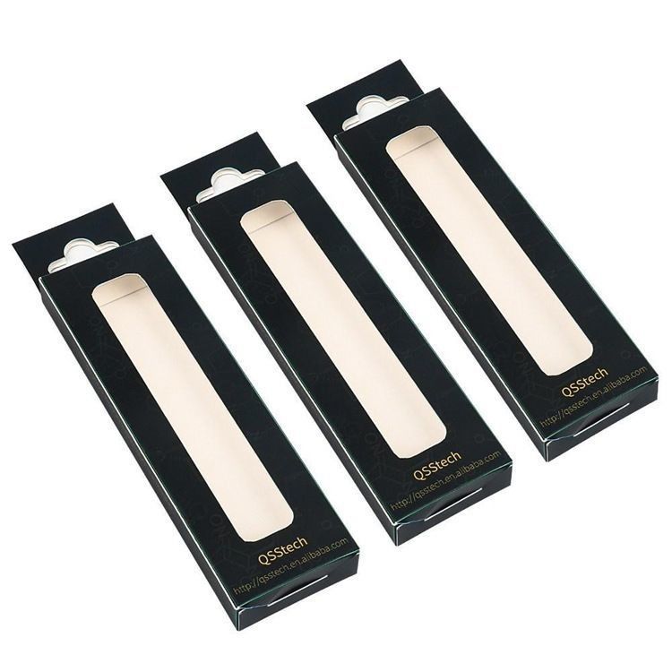 Midden rechthoekige papier display box Custom elektrische product verpakkingsdozen met venster