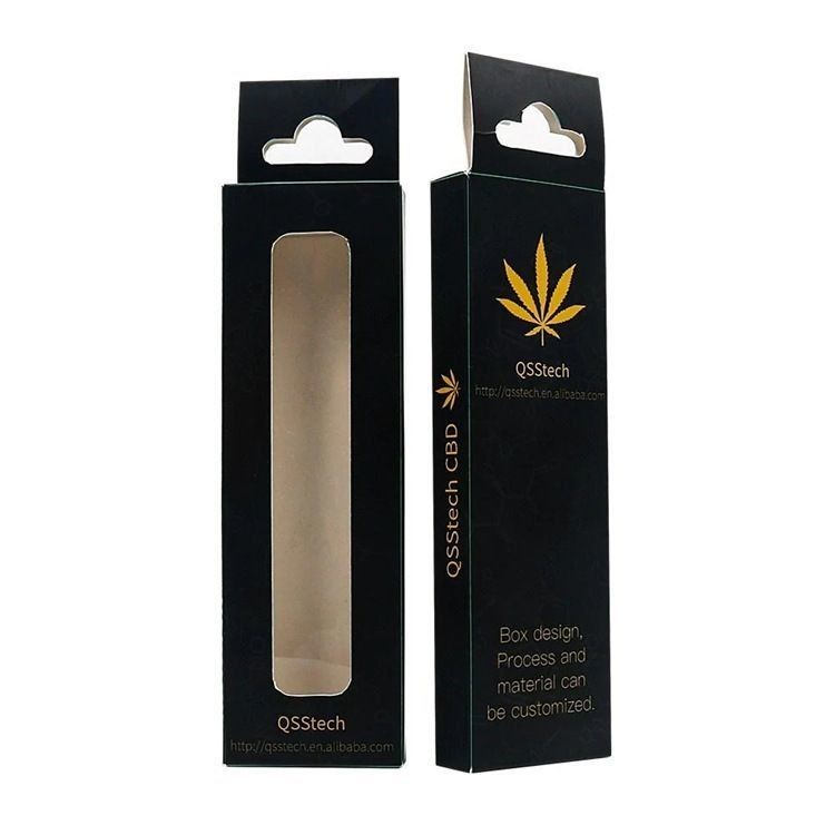 Midden rechthoekige papier display box Custom elektrische product verpakkingsdozen met venster