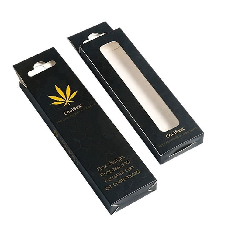 Midden rechthoekige papier display box Custom elektrische product verpakkingsdozen met venster