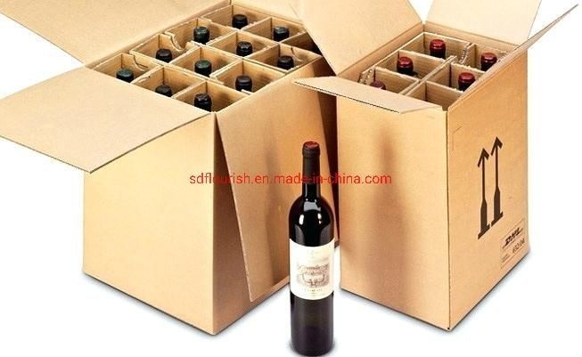 3 Ply B Fluit Flat Pack Kartonnen Dozen Vouwbare Witte Kartonnen Doos Voor Wijn Bier Melk Drank