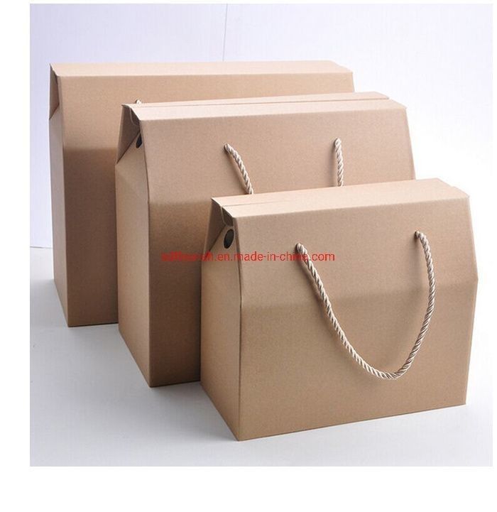 E Fluit Kraftpapier Display Box Sauce Gekrompen papier Doos Drager Aanpasbare dikte