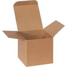 100% gerecycled papier top Tuck vouwbaar een stuk gegolfde verpakking cadeaubon en textuurgroef natuurlijke kraft verzenddozen