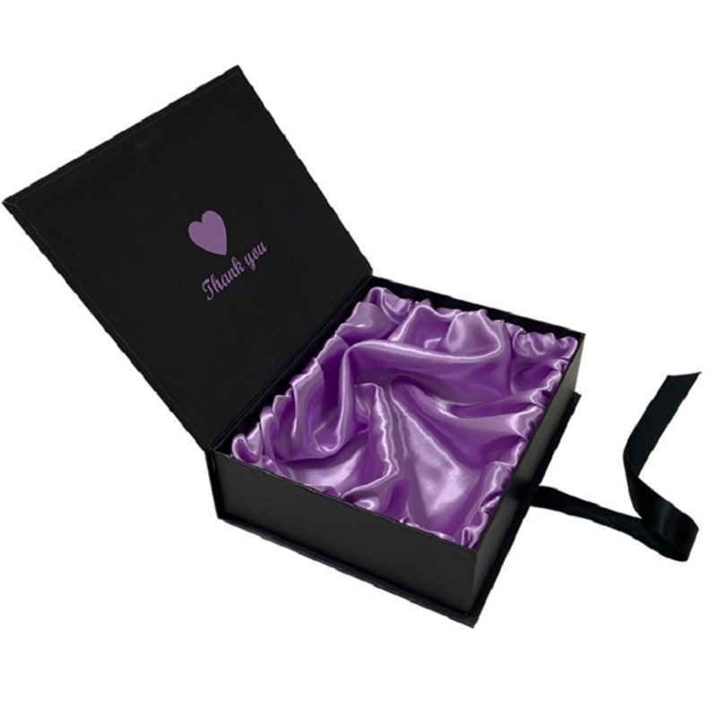 Midden Opvouwbare Magnetische Geschenkdoos Verpakking Voor Thee Koffie Peruk Mensenhaar Verlengstuk
