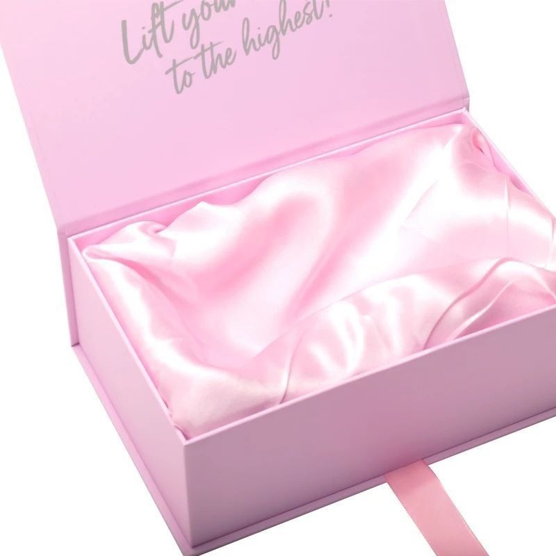 Midden Opvouwbare Magnetische Geschenkdoos Verpakking Voor Thee Koffie Peruk Mensenhaar Verlengstuk