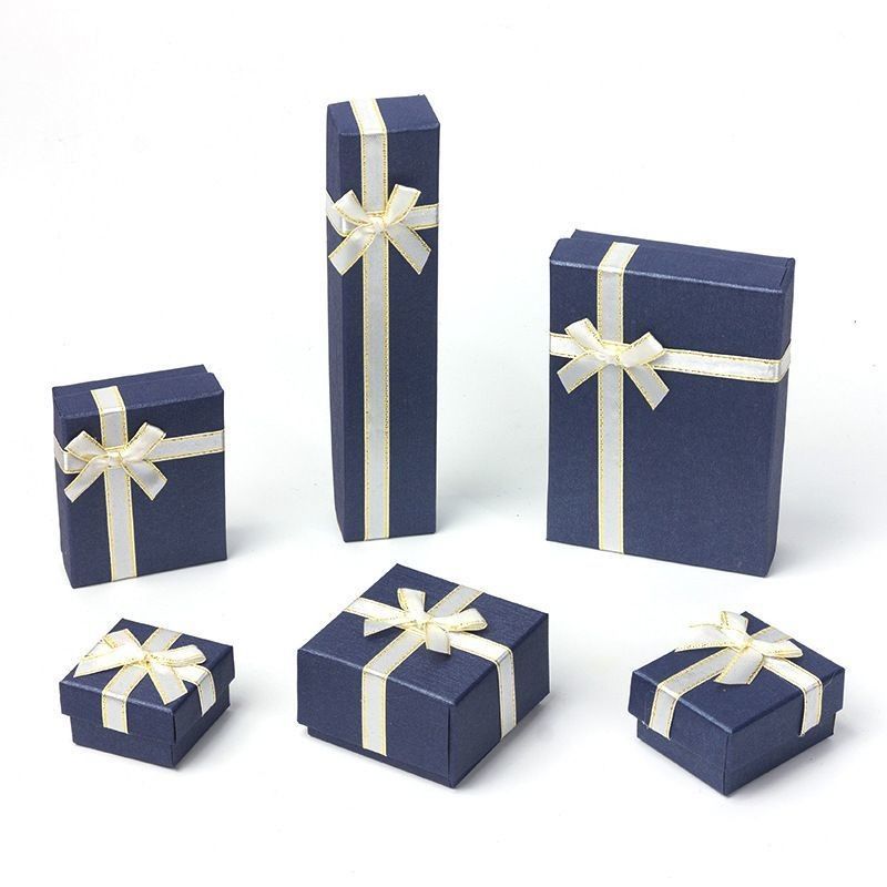 Op maat gemaakte kartonnen papieren verpakkingen cadeaubon juwelendoos met schuiminvoeging en 100% gerecycled papier