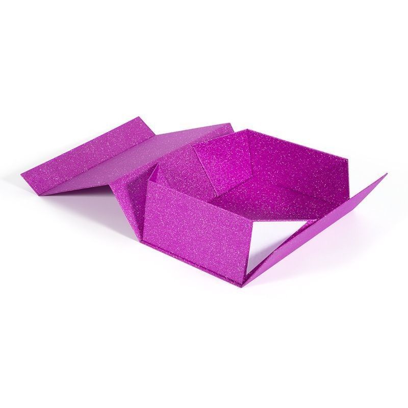Luxe vouw cadeaubon Papier karton verpakkingsdoos voor menselijk haar pruik extensies