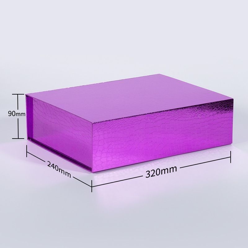 Luxe vouw cadeaubon Papier karton verpakkingsdoos voor menselijk haar pruik extensies