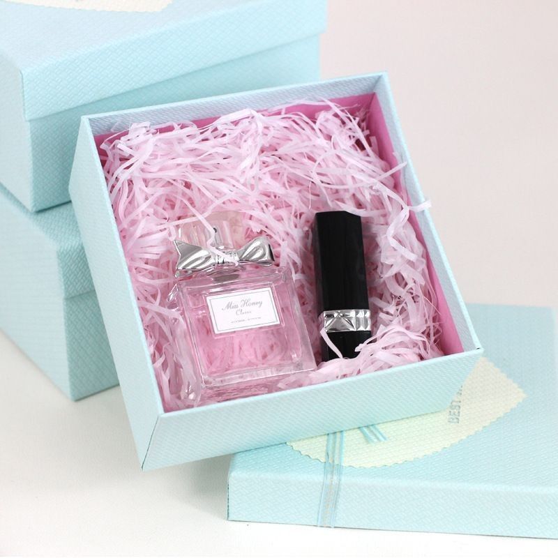 Rigiede deksel en basis kartonnen verpakkingsdozen voor cosmetische parfums Lipstick make-up ring