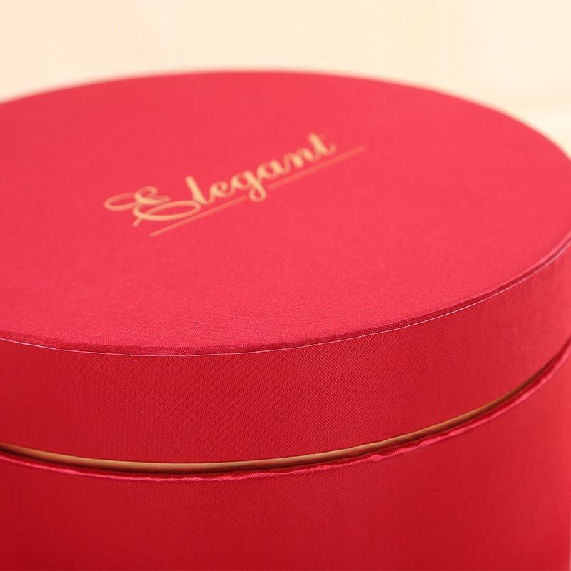 Kerstversiering Recycled Paper Can Packaging Gift Box Ronde kartonnen dozen