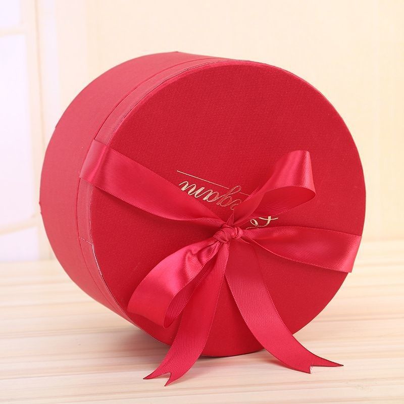 Kerstversiering Recycled Paper Can Packaging Gift Box Ronde kartonnen dozen