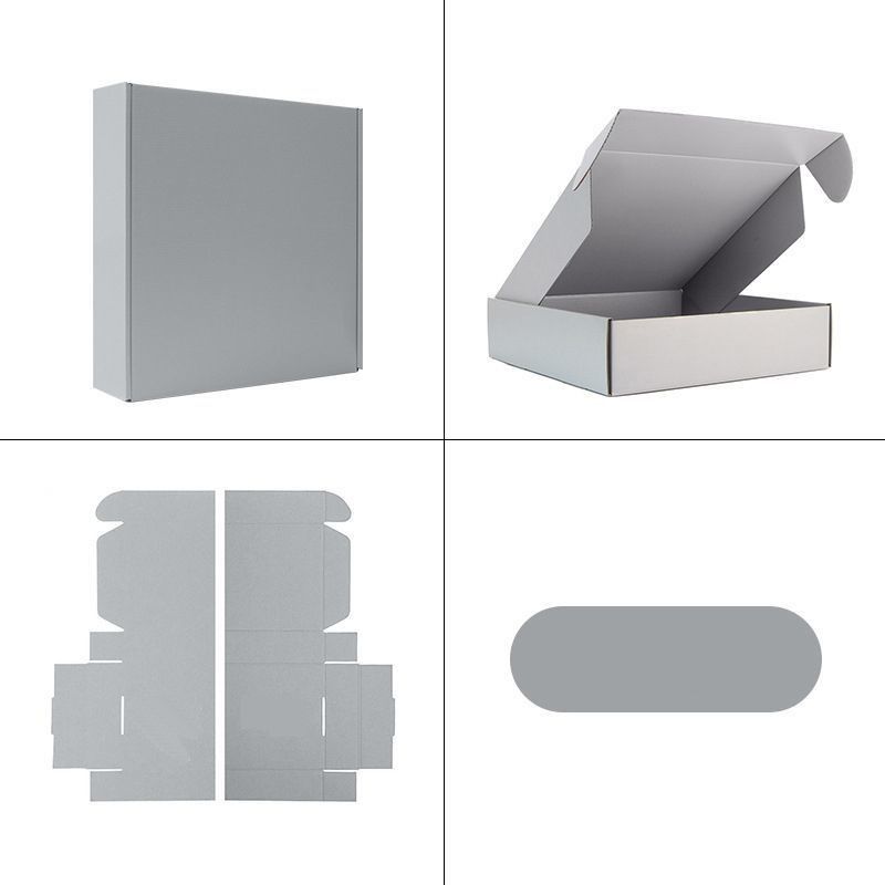 Papier karton gegolfde vouwbare cadeaubon Kleding Dessert Cosmetische Fruit Gift Packaging Box