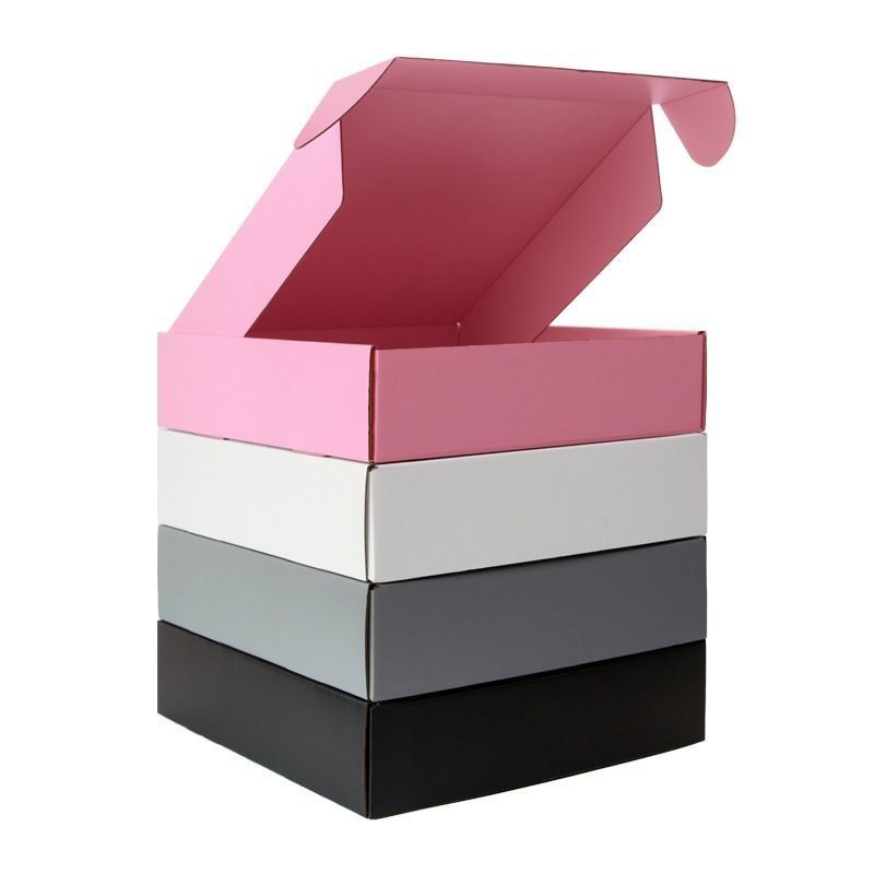 Papier karton gegolfde vouwbare cadeaubon Kleding Dessert Cosmetische Fruit Gift Packaging Box