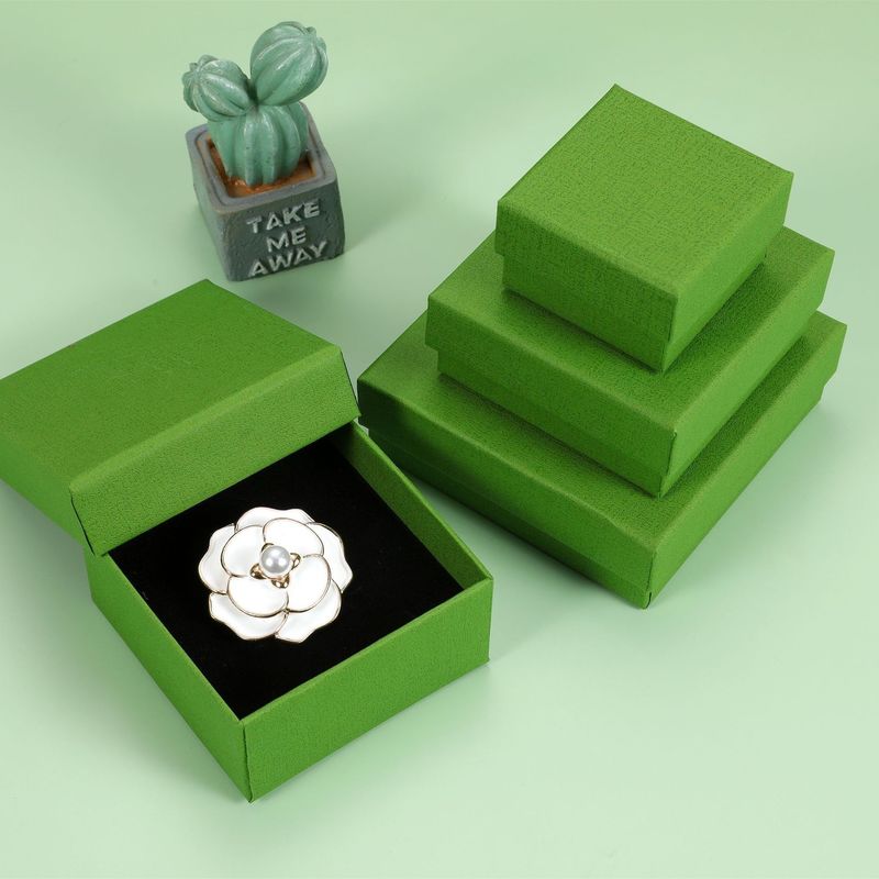 Kartonnen doos met deksel en basis cadeaubon Verpakking Luxe juwelendoos met schuiminzet