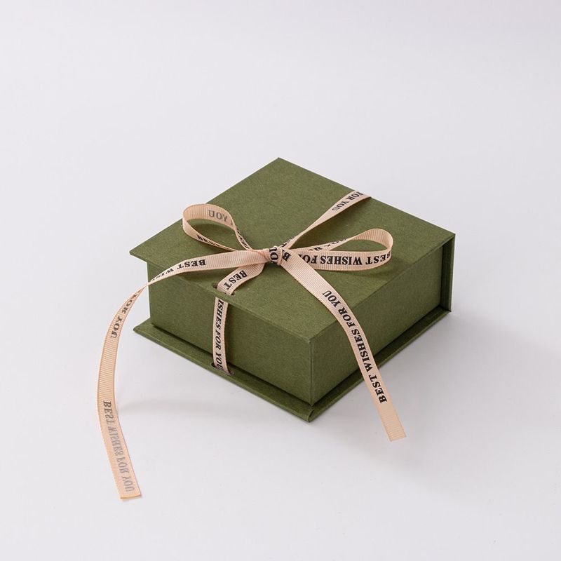 Boeken papier karton verpakkingsdozen luxe karton cadeaubon met lint sluiting