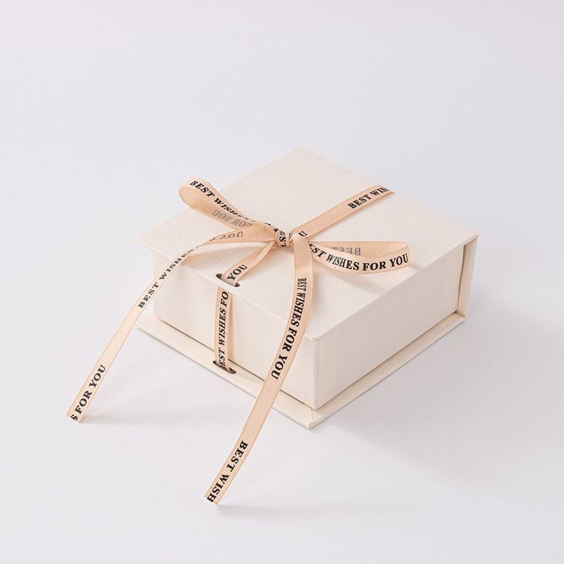 Boeken papier karton verpakkingsdozen luxe karton cadeaubon met lint sluiting