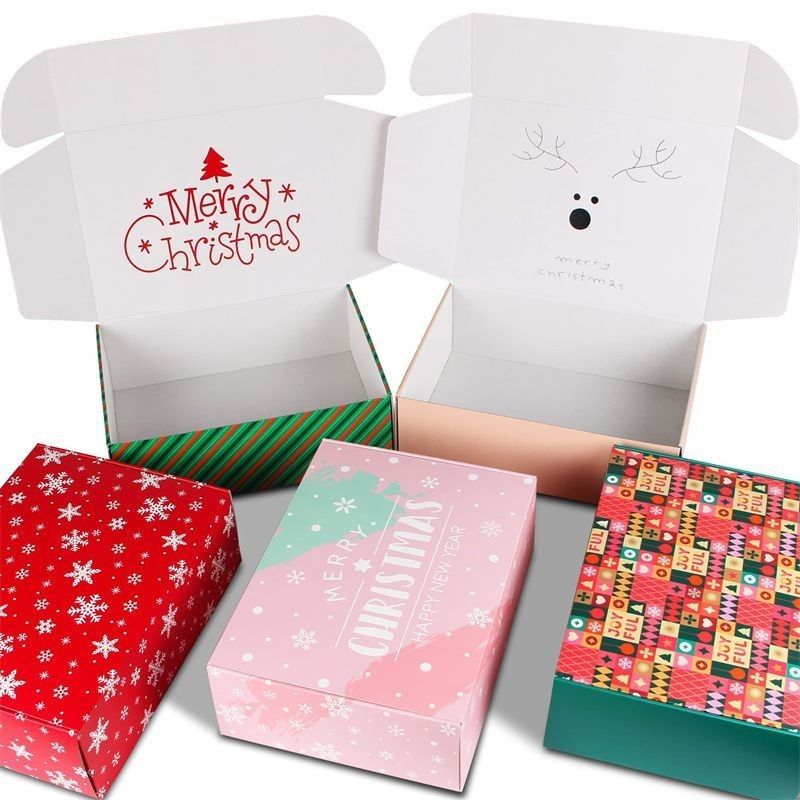 Op maat gedrukt gegolfde verzenddozen cadeaubon verpakking vouwpapier mailerdoos