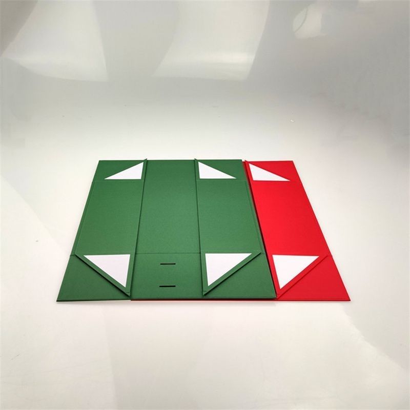 Opvouwbare magnetische kartonnen papieren geschenkdoos met lintgreep voor sieraden
