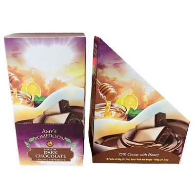 UV-stempelfolie aangepaste cadeaubon met logo voor voedsel pizza chocolade