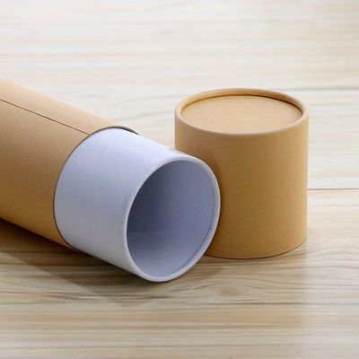 Lichte papierblikjes Verpakking milieuvriendelijk Recycleerbaar Kraftpapier buisblikjes